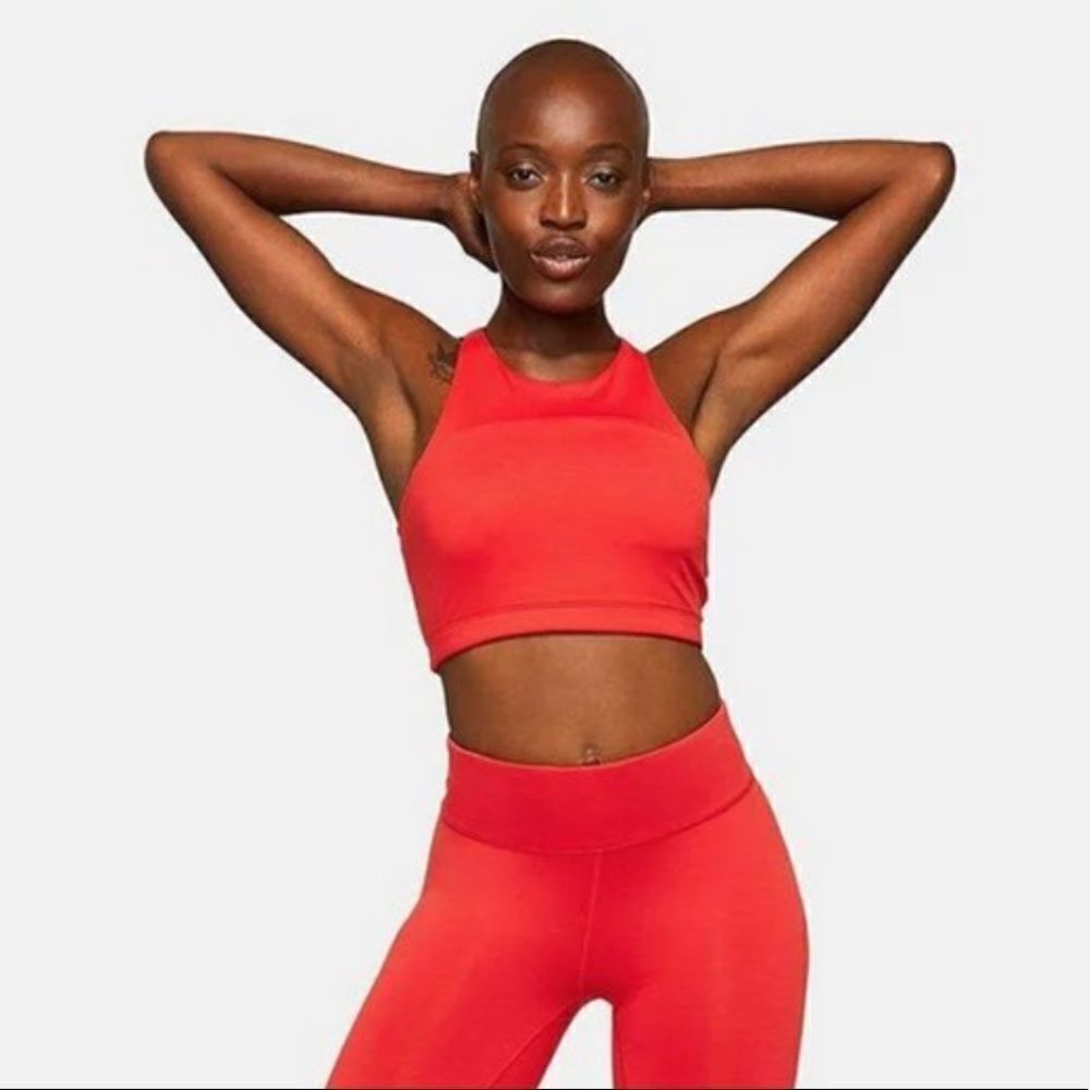 Outdoor Voices TechSweat Move Free Crop Top Bra